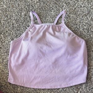 Lilac Ribbed Bikini Top